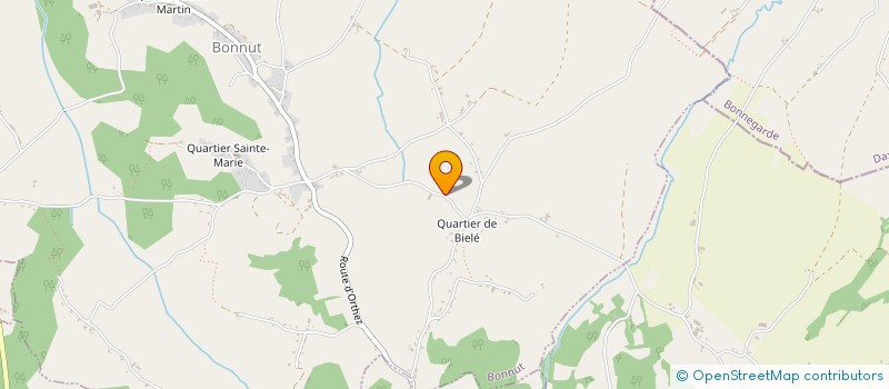 localisation de l'entreprise MONSIEUR BERNARD TASTET  BONNUT