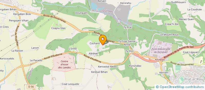 localisation de l'entreprise MONSIEUR BERNARD TASTET  PLONEIS