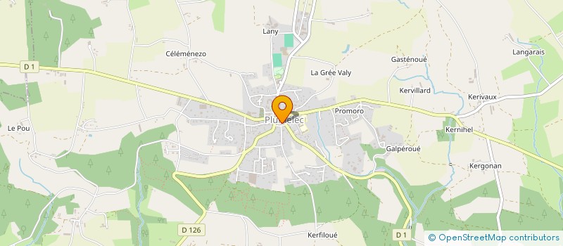 localisation de l'entreprise MONSIEUR BERNARD TAVERSON  PLUMELEC