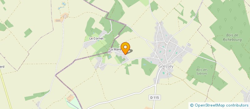 localisation de l'entreprise MONSIEUR BERNARD TCHERNIAVSKY  GRESSEY