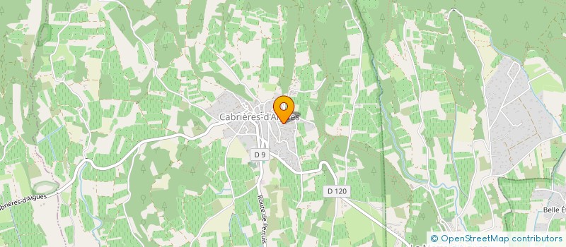 localisation de l'entreprise MONSIEUR BERNARD TELL  CABRIERES-D'AIGUES