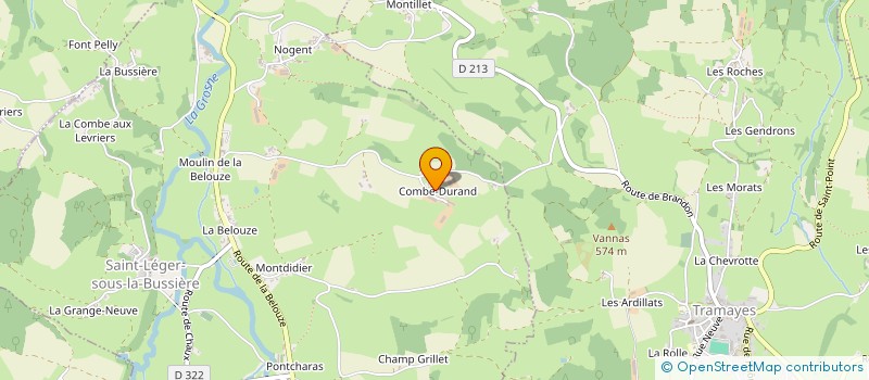 localisation de l'entreprise MONSIEUR BERNARD TERRIER  DOMPIERRE-LES-ORMES