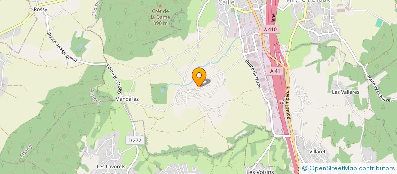 localisation de l'entreprise MONSIEUR BERNARD TERRIER  ALLONZIER-LA-CAILLE