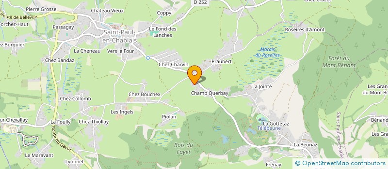 localisation de l'entreprise MONSIEUR BERNARD TESSALONIKOS  SAINT-PAUL-EN-CHABLAIS