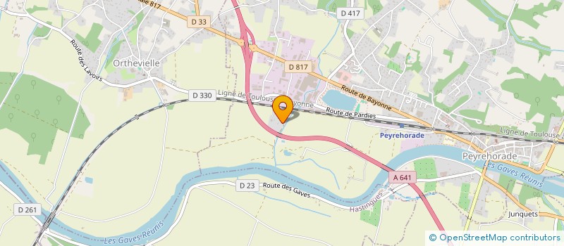 localisation de l'entreprise MONSIEUR BERNARD TESTEMALE  PEYREHORADE