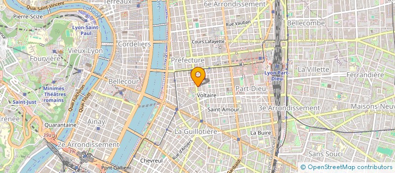 localisation de l'entreprise MONSIEUR BERNARD TETE  LYON