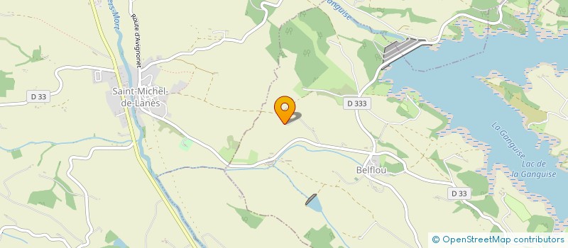 localisation de l'entreprise MONSIEUR BERNARD TEULIER  BELFLOU