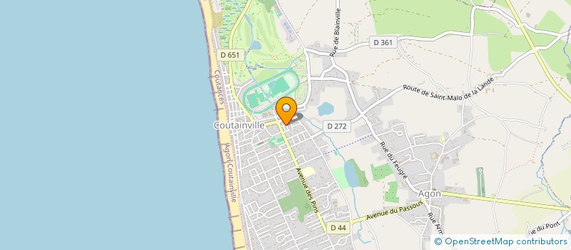 localisation de l'entreprise MONSIEUR BERNARD THEAULT  AGON-COUTAINVILLE