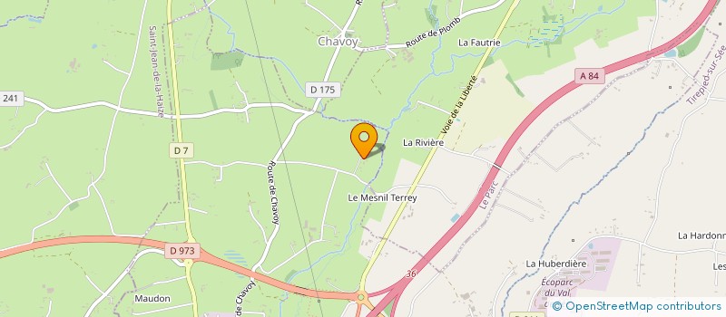 localisation de l'entreprise MONSIEUR BERNARD THEBAULT  TIREPIED-SUR-SEE