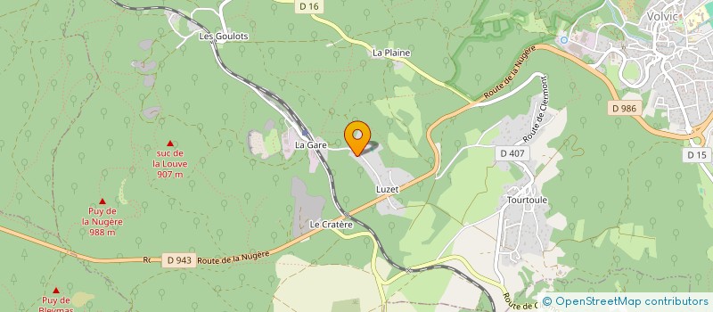 localisation de l'entreprise MONSIEUR BERNARD THELLIEZ  VOLVIC