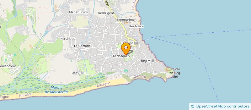 localisation de l'entreprise MONSIEUR BERNARD THEPOT à FOUESNANT