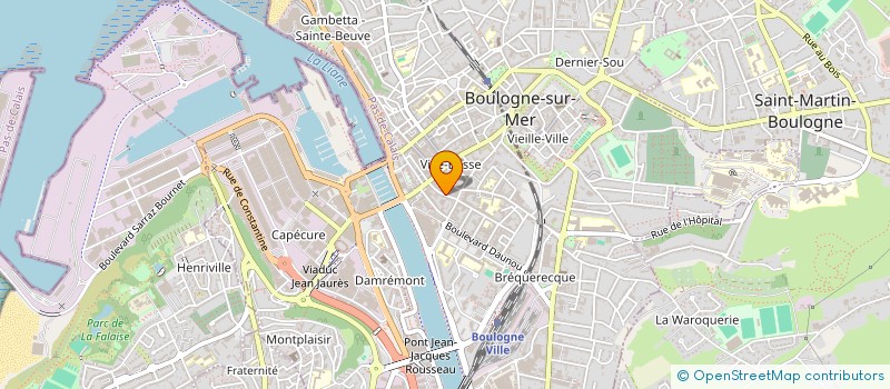localisation de l'entreprise MONSIEUR BERNARD THERY à BOULOGNE-SUR-MER