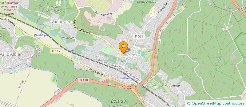 localisation de l'entreprise MONSIEUR BERNARD THEVENIN à BIEVRES