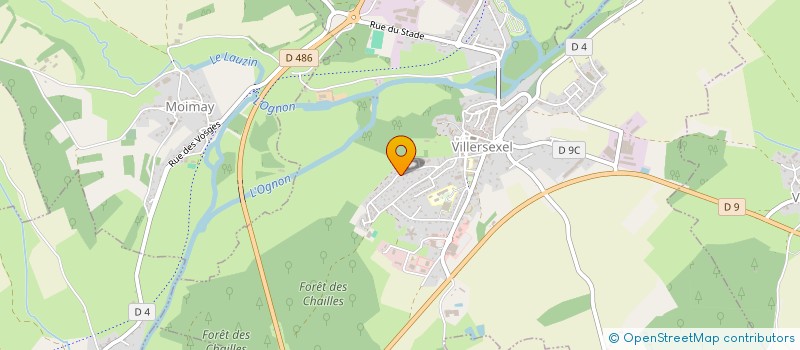 localisation de l'entreprise MONSIEUR BERNARD THIEBAUD  AILLEVANS