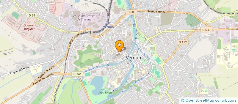 localisation de l'entreprise MONSIEUR BERNARD THIERION à VERDUN