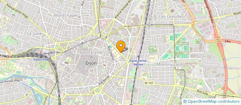 localisation de l'entreprise MONSIEUR BERNARD THIERIOT à DIJON