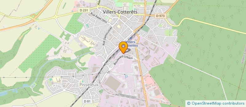 localisation de l'entreprise MONSIEUR BERNARD THIERRY  VILLERS-COTTERETS