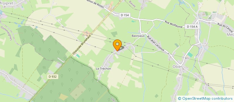 localisation de l'entreprise MONSIEUR BERNARD THOMAS  OBIES