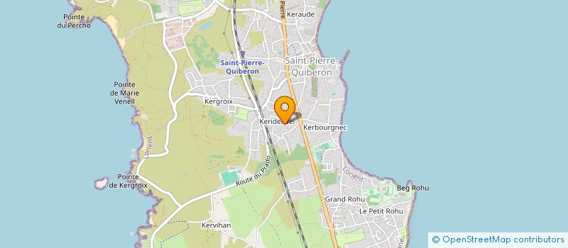 localisation de l'entreprise MONSIEUR BERNARD THOMAS  SAINT-PIERRE-QUIBERON