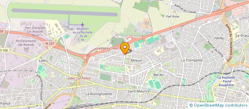 localisation de l'entreprise MONSIEUR BERNARD THOMAS  LA ROCHELLE