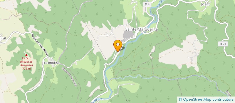 localisation de l'entreprise MONSIEUR BERNARD THOMAS  MONTCLARD