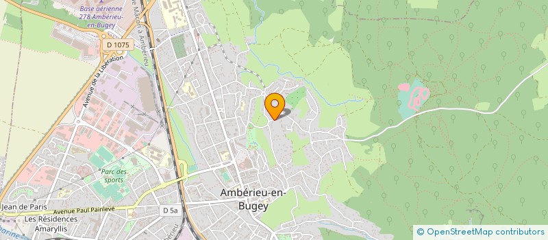 localisation de l'entreprise MONSIEUR BERNARD THOMASSON  AMBERIEU-EN-BUGEY