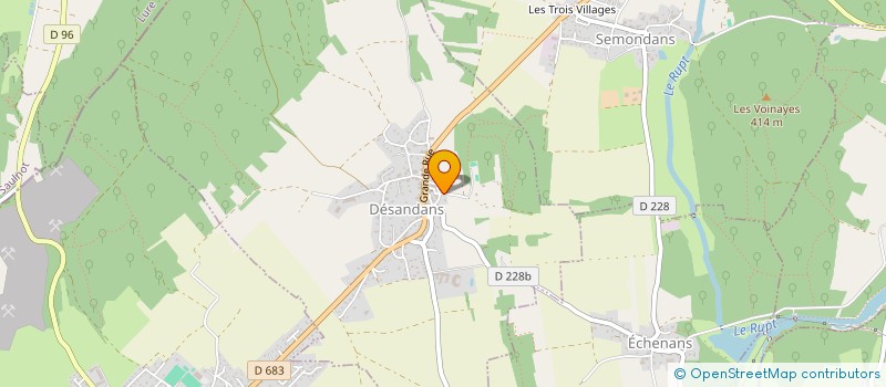 localisation de l'entreprise MONSIEUR BERNARD THUET  DESANDANS