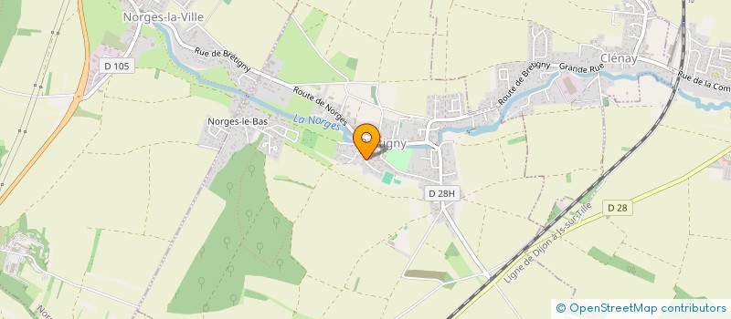 localisation de l'entreprise MONSIEUR BERNARD THURA  BRETIGNY