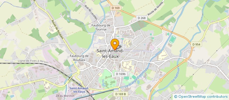 localisation de l'entreprise MONSIEUR BERNARD TISON à SAINT-AMAND-LES-EAUX