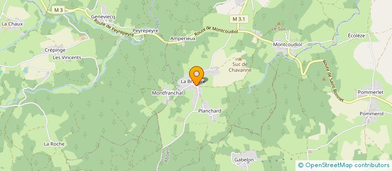 localisation de l'entreprise MONSIEUR BERNARD TISSEUR  ABOEN