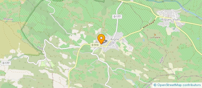 localisation de l'entreprise MONSIEUR BERNARD TISSEYRE  AIGNE