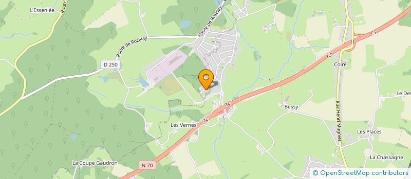 localisation de l'entreprise MONSIEUR BERNARD TIXIER  PERRECY-LES-FORGES