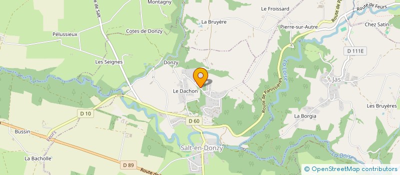 localisation de l'entreprise MONSIEUR BERNARD TOINON à SALT-EN-DONZY