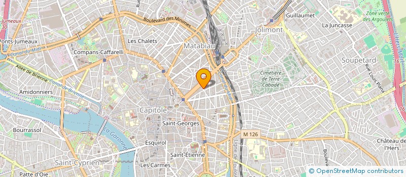 localisation de l'entreprise MONSIEUR BERNARD TOMAS  TOULOUSE