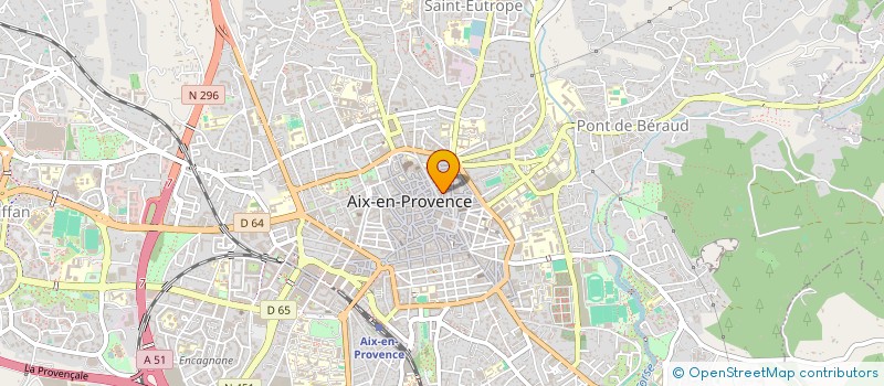 localisation de l'entreprise MONSIEUR BERNARD TOUCHET  AIX-EN-PROVENCE