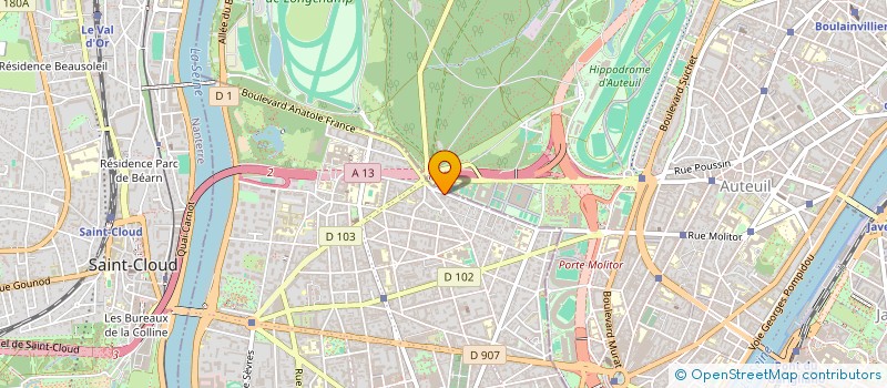 localisation de l'entreprise MONSIEUR BERNARD TOUDIC à BOULOGNE-BILLANCOURT