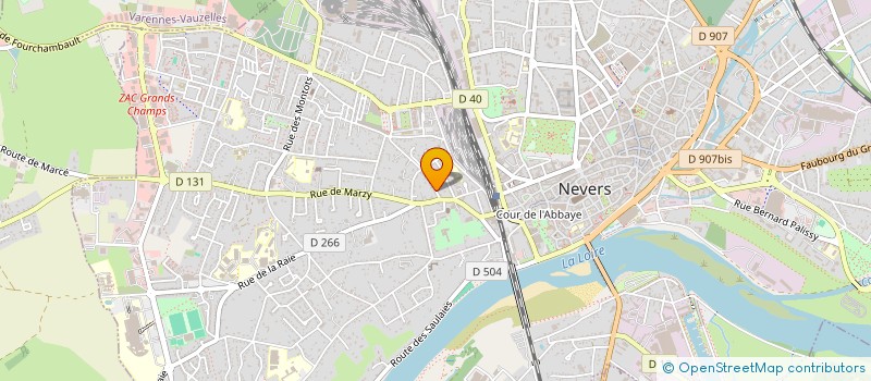 localisation de l'entreprise MONSIEUR BERNARD TOUILLON à NEVERS