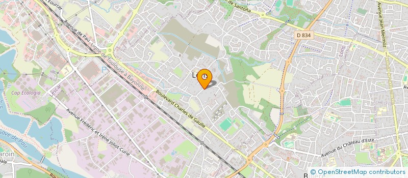 localisation de l'entreprise MONSIEUR BERNARD TOULET  LONS