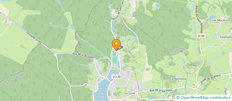 localisation de l'entreprise MONSIEUR BERNARD TOULON  SAINT-SERNIN-DU-BOIS