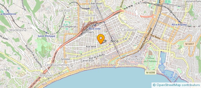 localisation de l'entreprise MONSIEUR BERNARD TOURET à NICE