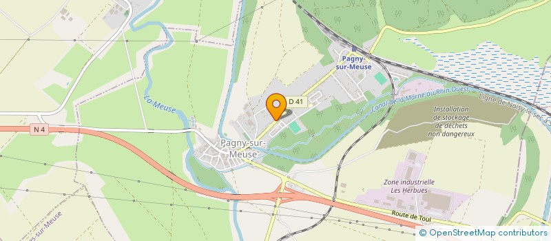 localisation de l'entreprise MONSIEUR BERNARD TOURET à PAGNY-SUR-MEUSE