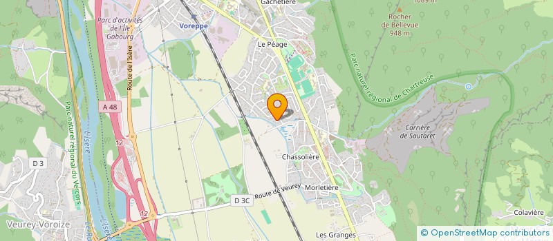 localisation de l'entreprise MONSIEUR BERNARD TOURNIAIRE  VOREPPE