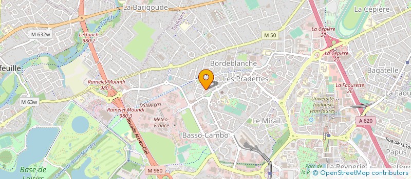 localisation de l'entreprise MONSIEUR BERNARD TOURTE à TOULOUSE