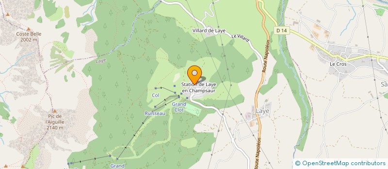 localisation de l'entreprise MONSIEUR BERNARD TOURTET  LAYE