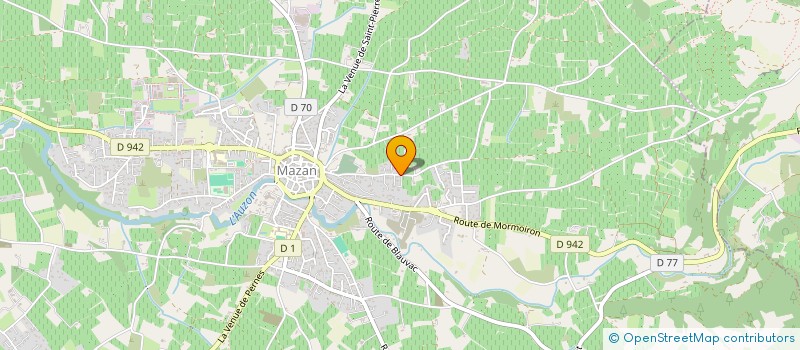localisation de l'entreprise MONSIEUR BERNARD TRAZIC à MAZAN