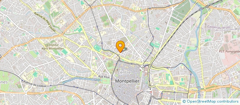 localisation de l'entreprise MONSIEUR BERNARD TRIOMPHE à MONTPELLIER