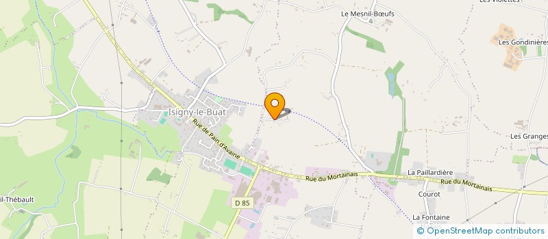 localisation de l'entreprise MONSIEUR BERNARD TROCHON  ISIGNY-LE-BUAT