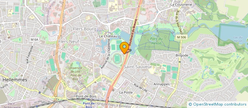 localisation de l'entreprise MONSIEUR BERNARD TROIVAUX à VILLENEUVE-D'ASCQ