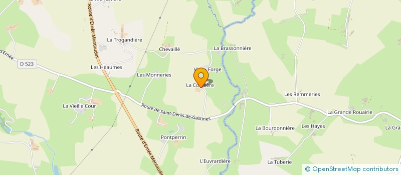localisation de l'entreprise MONSIEUR BERNARD TROTIN  LARCHAMP