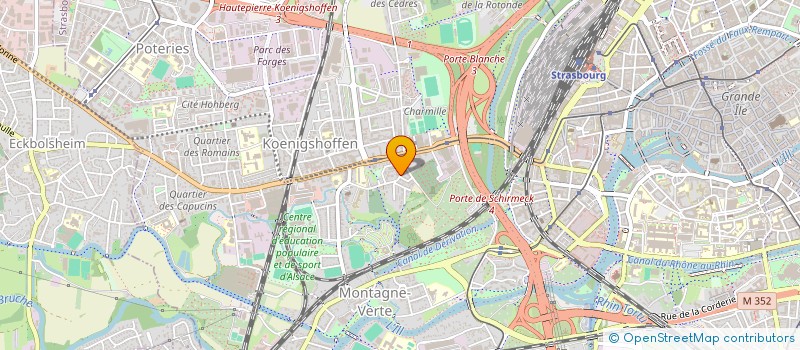 localisation de l'entreprise MONSIEUR BERNARD TROTZIER à STRASBOURG